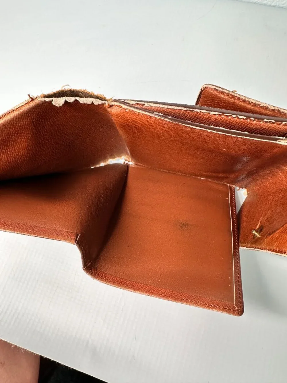 Louis Vuitton Malletier Wallet Brown Leather LV Monogram